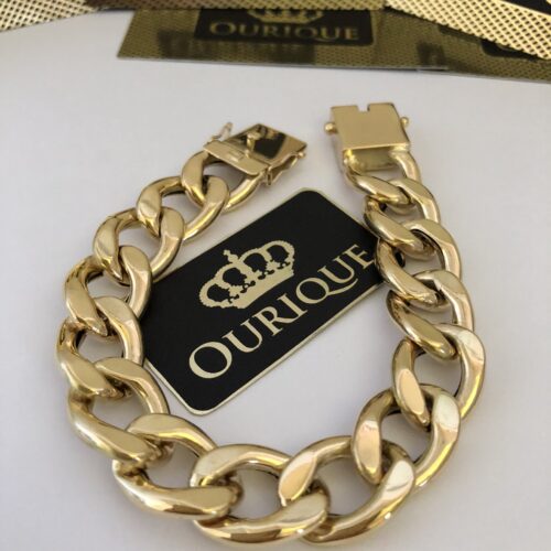 Pulseira Trançada Ouro 18k 750 32 G – Ourique Joalheria